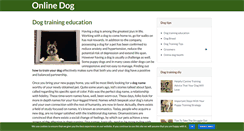 Desktop Screenshot of onlinedog.net