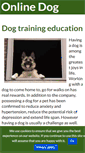 Mobile Screenshot of onlinedog.net